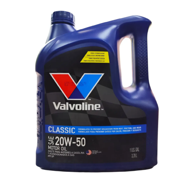 ACEITE 20W50 MINERAL (GL) 3,78 VALVOLINE