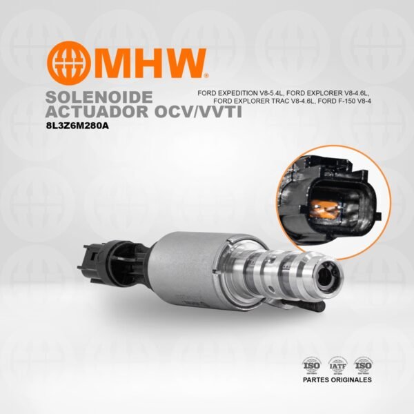 SOLENOIDE ACTUADOR OCV/VVTI FORD EXPEDITION V8-5.4L, FORD EXPLORER V8-4.6L, FORD EXPLORER TRAC V8-4.6L, FORD F-150 V8-4 MHW
