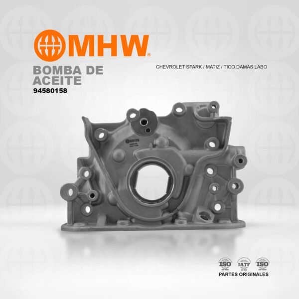 BOMBA DE ACEITE CHEVROLET SPARK / MATIZ / TICO DAMAS LABO MHW