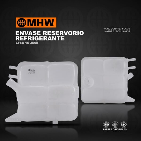 ENVASE RESERVORIO REFRIGERANTE FORD DURATEC FOCUS MAZDA 3 / FOCUS (09-12) MHW