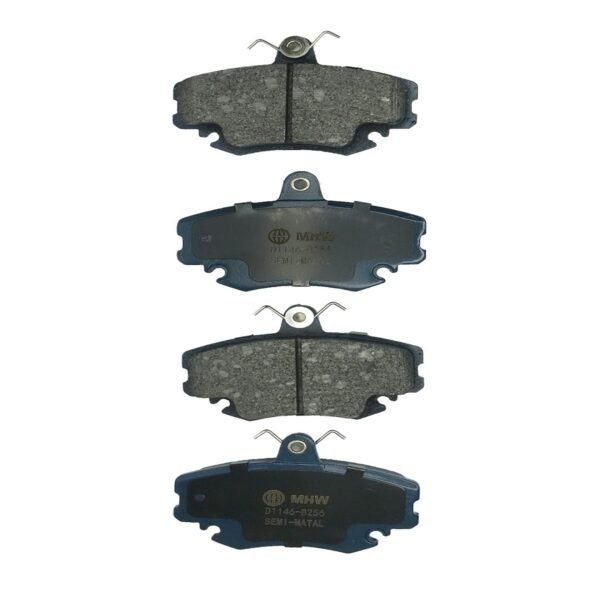 PASTILLA DE FRENO DELANTERA RENAULT LOGAN/ SYMBOL/ CLIO/ TWINGO COLOR GRIS/ SEMI-METALICA/ MHW