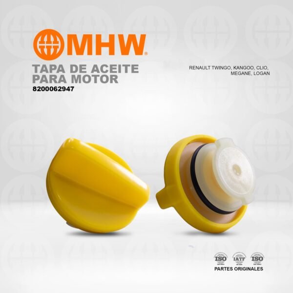 TAPA DE ACEITE  RENAULT TWINGO / KANGOO / CLIO / MEGANE / LOGAN MHW